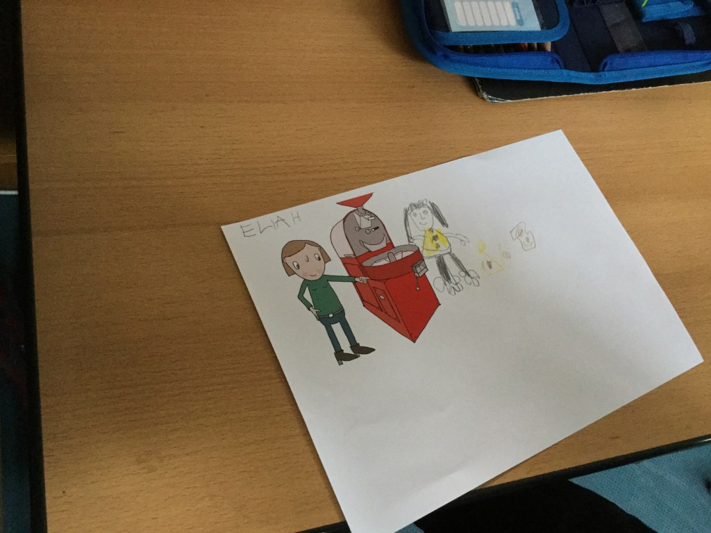 Das war von einem Kind das Bild.