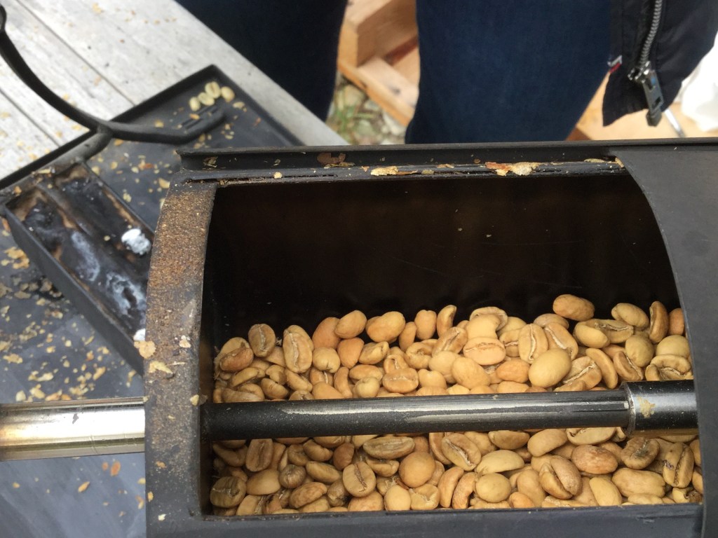 So sehen geröstete Bohnen aus.